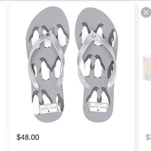 NWT Kate Spade Wedge Flip Flops